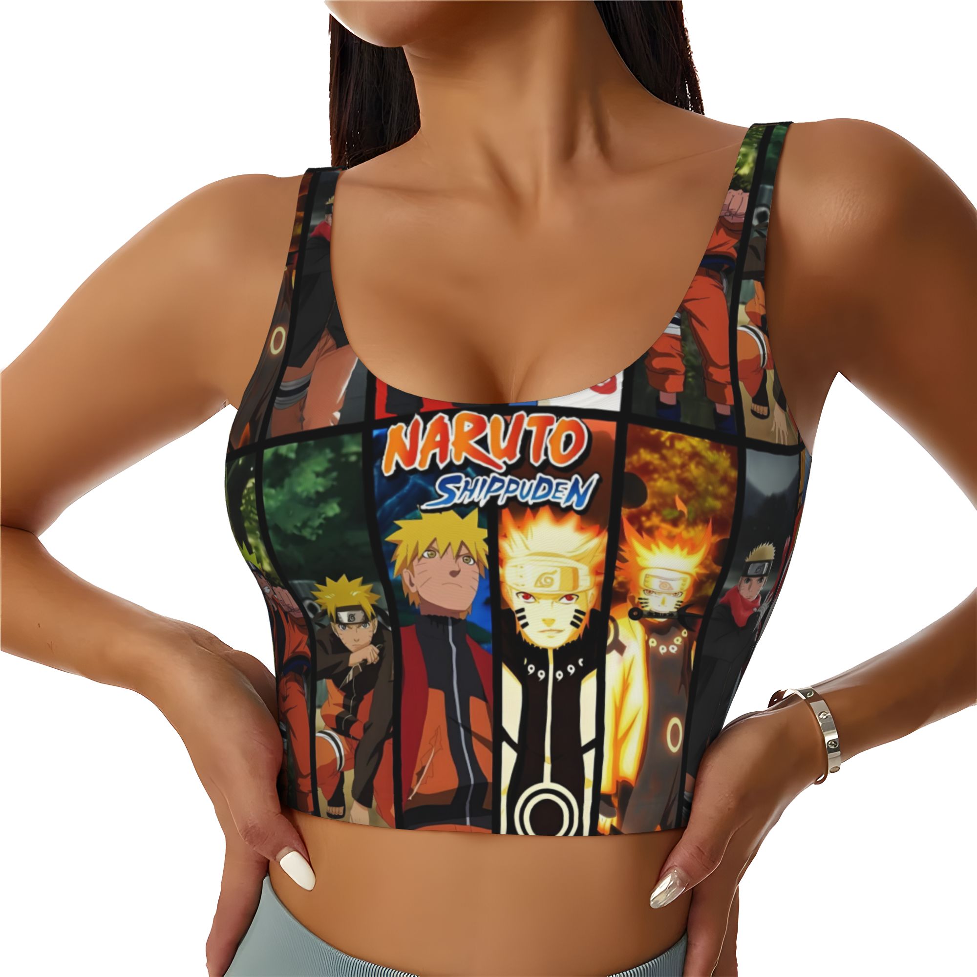 Women'S Running Accessories - Women N-Naruto Japane Anime Sports Bras