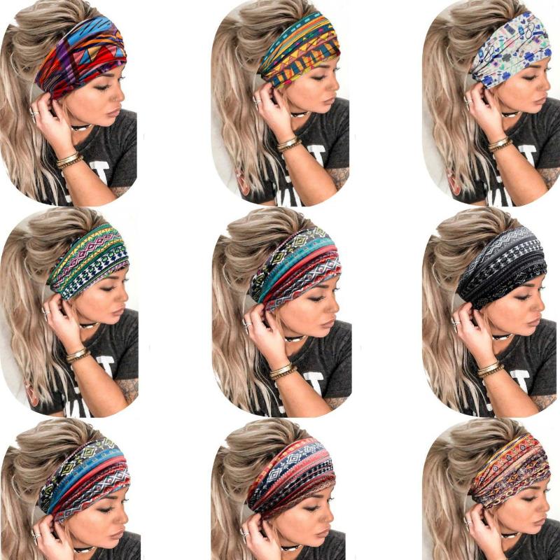 [E] Bohemia Grid Women Headpie - Women'S Running Accessories ulasan dan harga