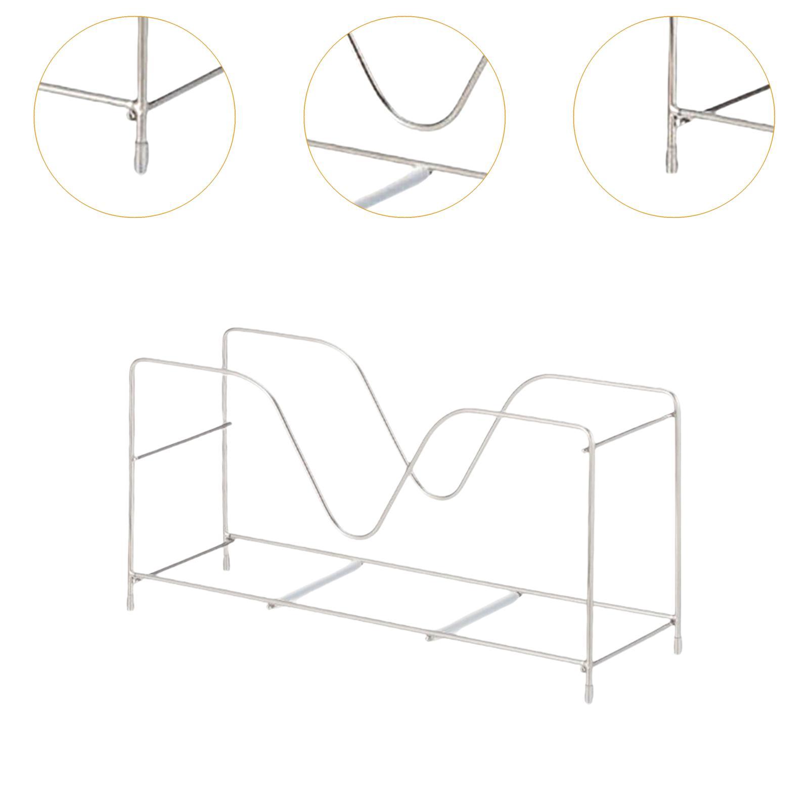 Pot Lid Rack Organizer Metal K - Women Kitchen Accessories ulasan dan harga