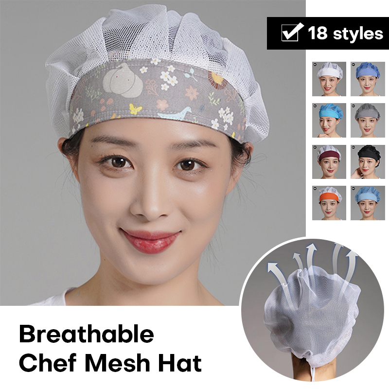 Men Women Chef Hat Dustproof C - Women Kitchen Accessories ulasan dan harga