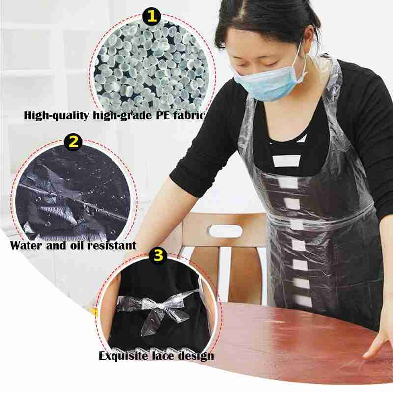 20PCS Disposable Kitchen Apron - Women Kitchen Accessories ulasan dan harga